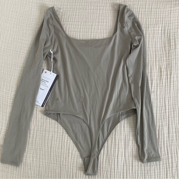 Lululemon Long Sleeve Square Neck Bodysuit - Picture 2 of 8